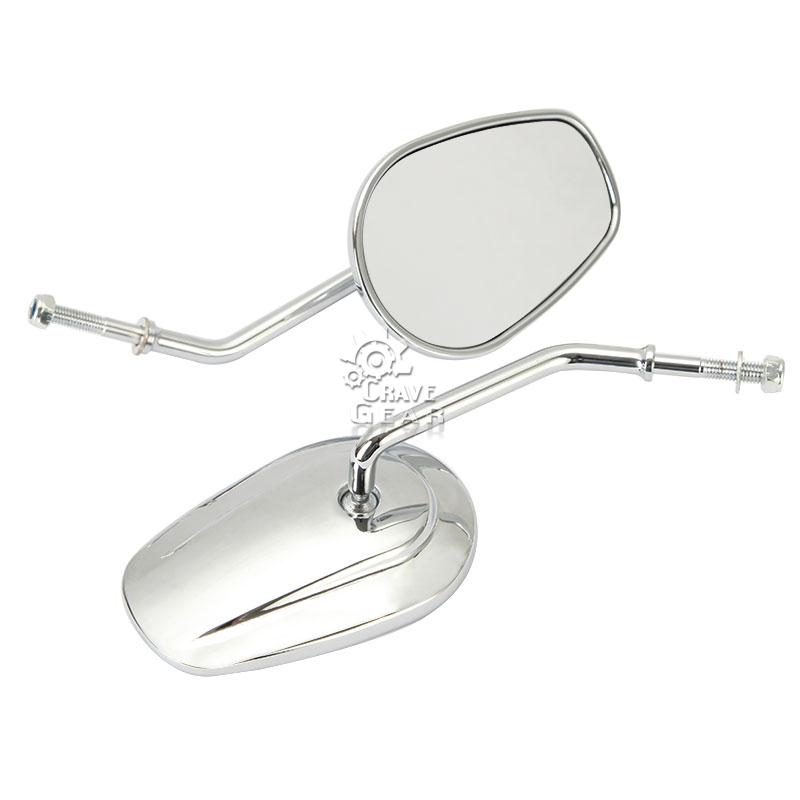 Chrome Motorcycle Rearview Mirrors For Harley Davidson XL Sportster ...