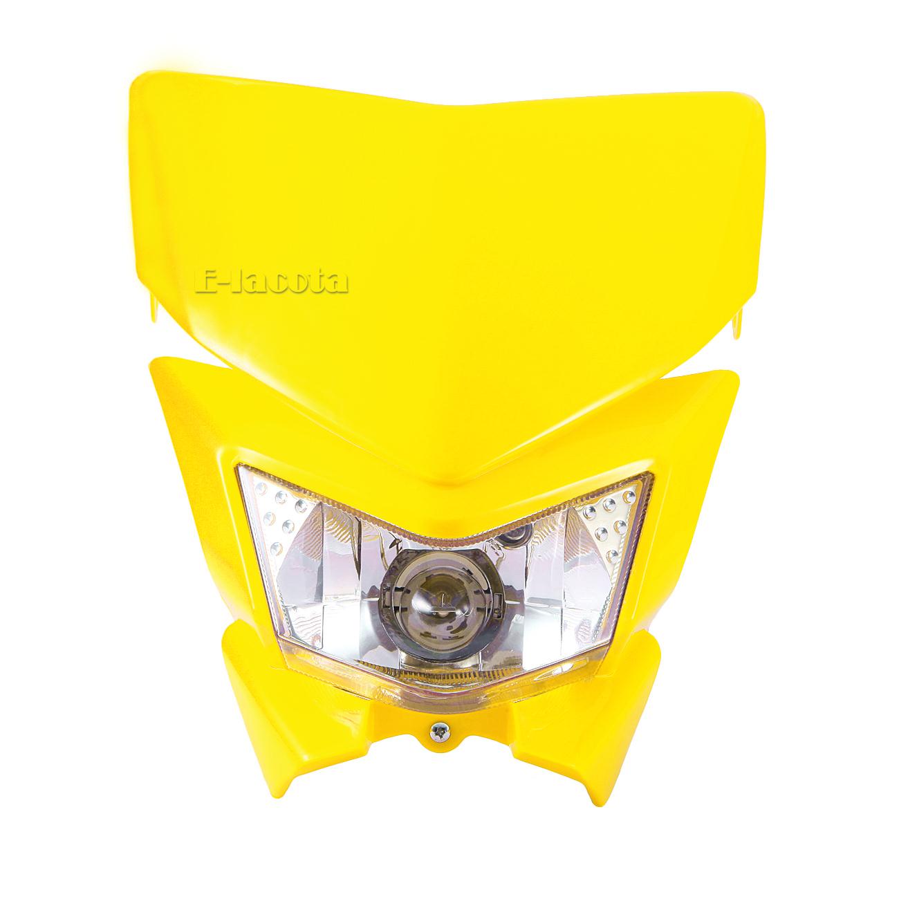 Yellow Motorcycle Headlight Fairing Kit For Suzuki DRZ 400SM 125 70 ...