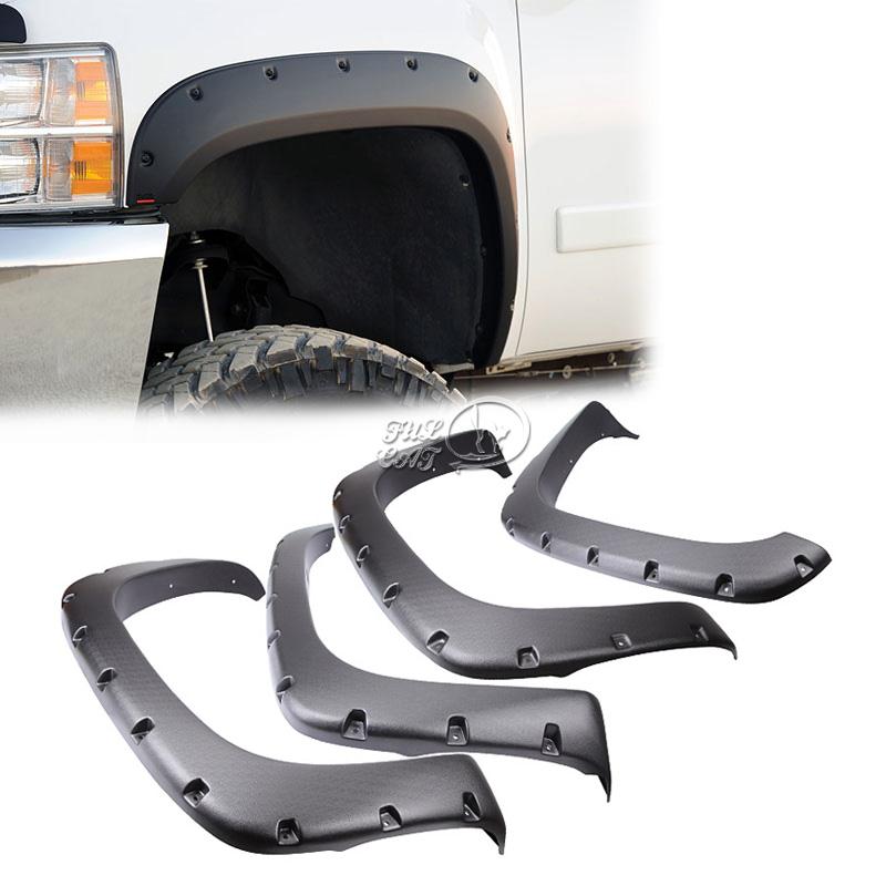 4x Fender Flares fit for GMC Sierra 1500/2500HD/3500 1999-2006 Offroad ...