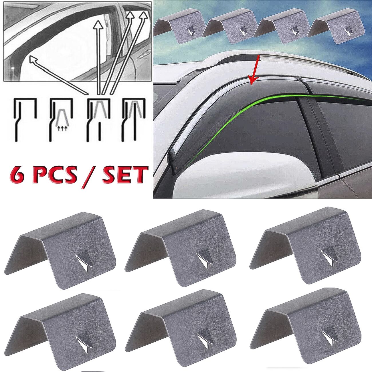 Where To Put Clips On Wind Deflectors at leahwhammondz blog