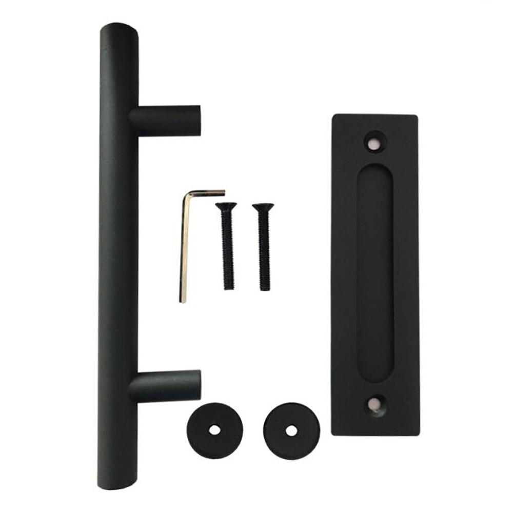 Details About Stainless Steel Rustic Black Sliding Barn Door Handle Wood Door Handle Pull Au